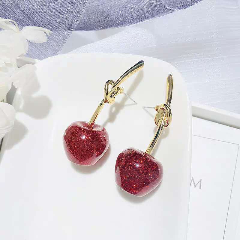 Cherry earrings