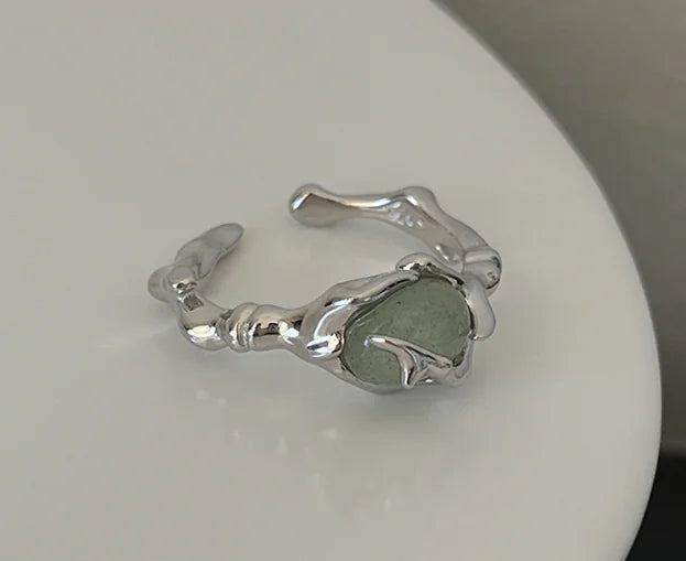 Jade Bamboo Ring